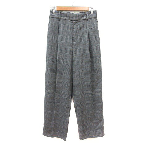 【中古】グローバルワーク GLOBAL WORK ストレートパンツ スラックス グレンチェック M グレー /MN レディース 【ベクトル 古着】 260422 auc-vector-20898282 ブランド古着の買取販売ベクトル パッケージ画像