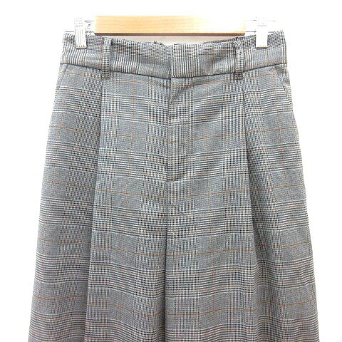 【中古】グローバルワーク GLOBAL WORK ストレートパンツ スラックス グレンチェック M グレー /MN レディース 【ベクトル 古着】 260422 auc-vector-20898282 ブランド古着の買取販売ベクトル サンプル画像3