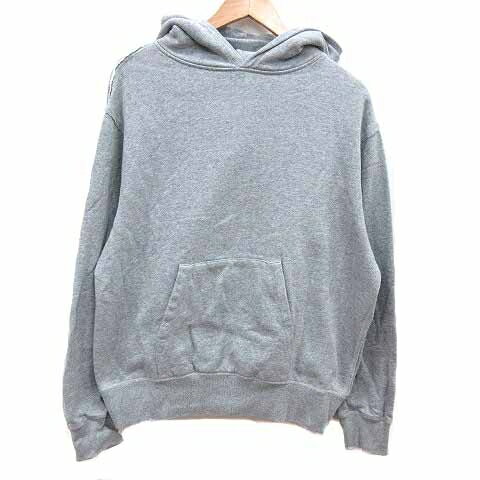 【中古】ジェラートピケオム GELATO PIQUE HOMME パーカー プルオーバー フード 長袖 M グレー /YK メンズ 【ベクトル 古着】 260427
