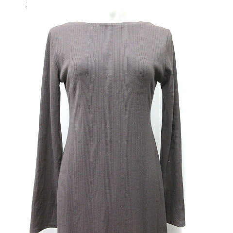 【中古】ラウンジドレス ガリャルダガランテ Loungedress GALLARDAGALANTE ワンピース マキシ 長袖 F 茶 ブラウン /YI レディース 【ベクトル 古着】 260514 auc-vector-20943282 ブランド古着の買取販売ベクトル サンプル画像2