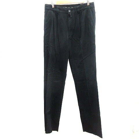 【中古】アシュワース Ashworth ゴルフウェアパンツ スラックス センタープレス 刺...
