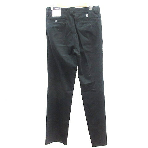 【中古】アシュワース Ashworth ゴルフウェアパンツ スラックス センタープレス 刺...