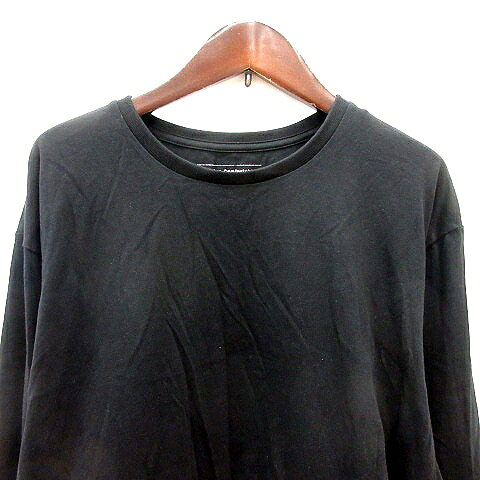 【中古】未使用品 グローバルワーク GLOBAL WORK カットソー Tシャツ クルーネック 長袖 切替 F 黒 ブラック /MN レディース 【ベクトル 古着】 260515 auc-vector-20943190 ブランド古着の買取販売ベクトル サンプル画像3