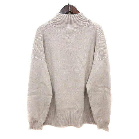 【中古】グローバルワーク GLOBAL WORK ニット セーター ハイネック 長袖 M ベージュ /MN レディース 【ベクトル 古着】 260519 auc-vector-20988720 ブランド古着の買取販売ベクトル サンプル画像2