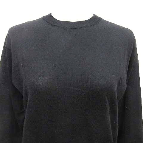 【中古】ミラオーウェン Mila Owen ニット カットソー 長袖 アルパカ混 0 S 黒 ブラック /YK レディース 【ベクトル 古着】 260521 auc-vector-20998742 ブランド古着の買取販売ベクトル サンプル画像2