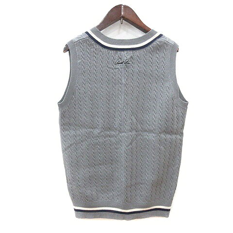 【中古】アーノルドパーマー Arnold Palmer GOLF ゴルフウェア ベスト ニット Vネ...