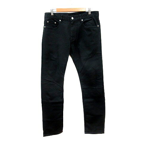 [Used] B&Y United Arrows BEAUTY&YOUTH Denim Pants Jeans Tapered 33 L Black /MN Men's [Vector Used Clothing] 260603