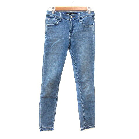 [Used] J BRAND Denim Pants Jeans Skinny Washed Cut-off 25 M Navy /MN Women's [Vector Used Clothing] 260612