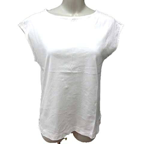 【中古】ナノユニバース nano universe FORMAL JERSEY Tシャツ カットソー フレンチスリーブ 38 M 白 ホワイト /YK レディース 【ベクトル 古着】 260630 auc-vector-21123326 ブランド古着の買取販売ベクトル パッケージ画像