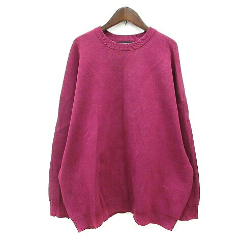 【中古】ジーナシス JEANASIS トレーナー スウェット 長袖 オーバーサイズ 麻混 リネン混 F 紫 パープル /MN レディース 【ベクトル 古着】 260703ブランドジーナシス JEANASIS表記サイズF実寸サイズ身幅：約65cm　着丈：約70cm　ゆき丈：約85cm　　素材本体 アクリル40％ ポリエステル33％ 再生繊維（セルロース）17％ 麻10％ リブ アクリル48％ 再生繊維（セルロース）21％ ポリエステル20％ 麻11％色紫 パープル状態背面下部に毛玉がありますが、使用感が少なく、状態の良い商品です。 ※あくまでも中古品ですので掲載写真や記載内容をご確認いただき、ご理解の上ご購入ください。商品のお問い合わせの回答を休止しております。＊各商品ページの商品詳細等をご確認の上ご購入ください。【中古】ジーナシス JEANASIS トレーナー スウェット 長袖 オーバーサイズ 麻混 リネン混 F 紫 パープル /MN レディース 【ベクトル 古着】 260703状態ランク　”A”詳細については、下記および「状態ランクについて」ページをご覧ください。未使用・新品の商品ほぼ新品同様の商品使用感が少なく、かなり状態の良い商品使用感はあるが、傷や汚れの少ない商品使用感の他、傷や汚れが見られる商品かなり大きな傷みがある難あり商品※S〜CランクはUSED品となりますので、使用感をご理解の上でご入札下さい。状態ランクについてinformationブランドジーナシス JEANASIS表記サイズF実寸サイズ身幅：約65cm　着丈：約70cm　ゆき丈：約85cm　　素材本体 アクリル40％ ポリエステル33％ 再生繊維（セルロース）17％ 麻10％ リブ アクリル48％ 再生繊維（セルロース）21％ ポリエステル20％ 麻11％色紫 パープル状態背面下部に毛玉がありますが、使用感が少なく、状態の良い商品です。 ※あくまでも中古品ですので掲載写真や記載内容をご確認いただき、ご理解の上ご購入ください。商品のお問い合わせの回答を休止しております。＊各商品ページの商品詳細等をご確認の上ご購入ください。本商品は一点物です他サイトや店舗にて販売している商品です。多少のお時間差にて欠品になることもございます。予めご了承頂ますようお願い致します。ベクトル・サイズガイドはこちらこの商品と同じブランドの商品を見る
