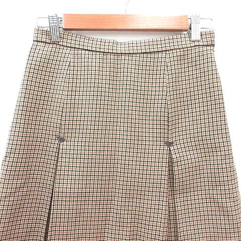 【中古】ロペピクニック ROPE Picnic プリーツスカート ミモレ ロング チェック ウール 36 S ベージュ /MN レディース 【ベクトル 古着】 260708 auc-vector-21122967 ブランド古着の買取販売ベクトル サンプル画像3