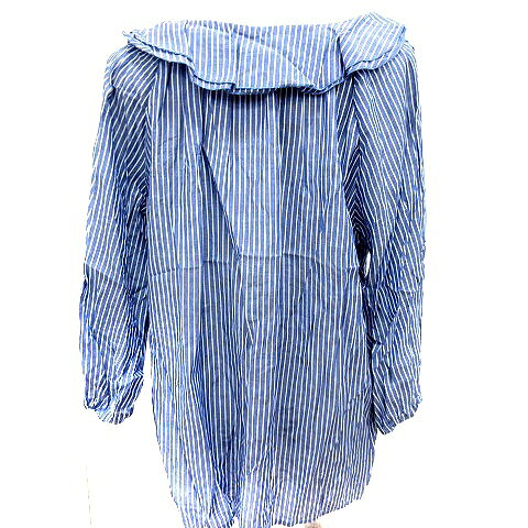 【中古】ロペピクニック ROPE Picnic シャツ ブラウス 長袖 ストライプ 38 青 ブルー /RT レディース 【ベクトル 古着】 260710 auc-vector-21121582 ブランド古着の買取販売ベクトル サンプル画像2