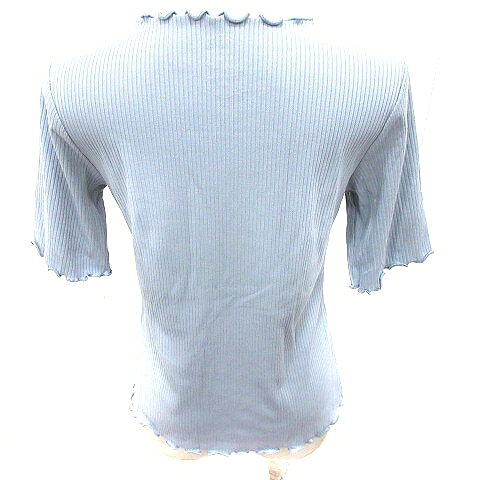 【中古】グローバルワーク GLOBAL WORK Beau-tee ニット セーター 五分袖 L スモークブルー /RT レディース 【ベクトル 古着】 260710 auc-vector-21122091 ブランド古着の買取販売ベクトル サンプル画像2