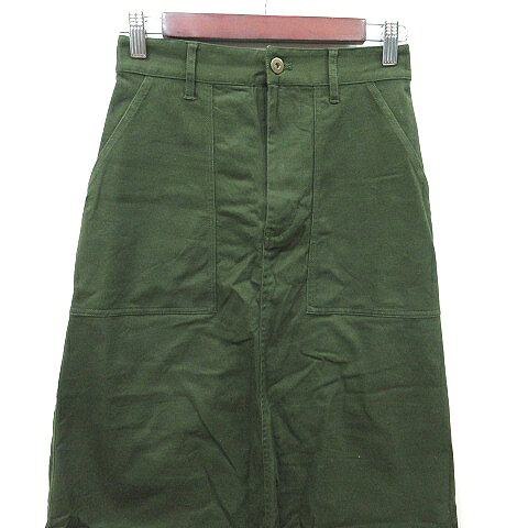 【中古】ロペピクニック ROPE Picnic タイトスカート ロング 38 M 緑 カーキ /YI レディース 【ベクトル 古着】 260718 auc-vector-21142936 ブランド古着の買取販売ベクトル サンプル画像2