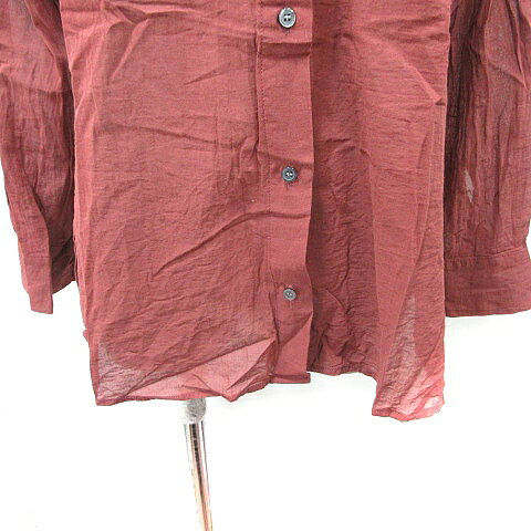 【中古】ロペピクニック ROPE Picnic シャツ ブラウス フード 長袖 F 赤茶 /YI レディース 【ベクトル 古着】 260721 auc-vector-21163002 ブランド古着の買取販売ベクトル サンプル画像3