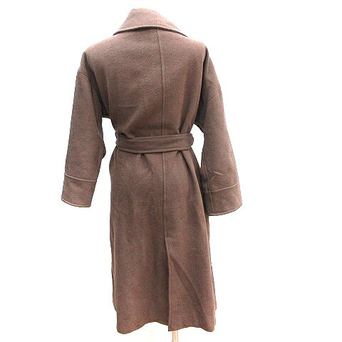 【中古】ミラオーウェン Mila Owen ガウンコート 総裏地 ウエストマーク F 茶 ブラウン /AU レディース 【ベクトル 古着】 260720 auc-vector-21148150 ブランド古着の買取販売ベクトル サンプル画像2