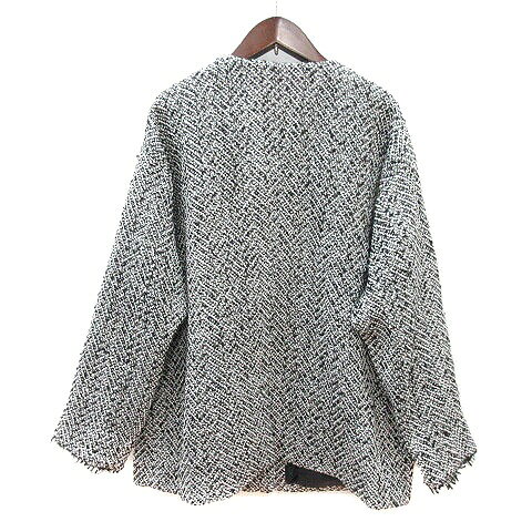 【中古】未使用品 リエディ Re:EDIT ノーカラーコート ニット シングル 総裏地 L グレー /MN レディース 【ベクトル 古着】 260723 auc-vector-21142881 ブランド古着の買取販売ベクトル サンプル画像2