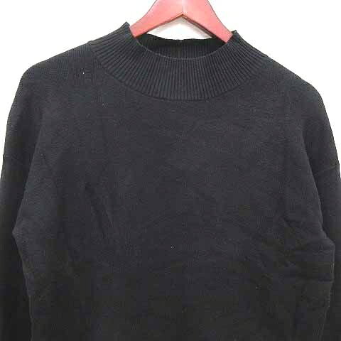 【中古】グローバルワーク GLOBAL WORK ニット セーター モックネック 長袖 M 黒 ブラック /YK レディース 【ベクトル 古着】 260727 auc-vector-21162473 ブランド古着の買取販売ベクトル サンプル画像2