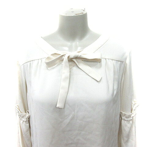【中古】ロペピクニック ROPE Picnic シャツ ブラウス 長袖 38 クリーム /RT レディース 【ベクトル 古着】 260817 auc-vector-21200584 ブランド古着の買取販売ベクトル サンプル画像3