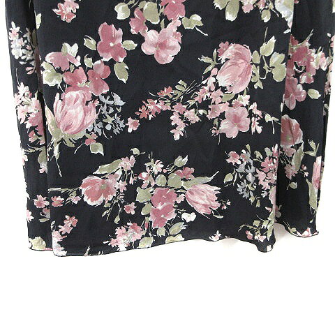 【中古】23区 オンワード樫山 フレアスカート ミモレ ロング 花柄 絹 シルク 46 XXXL マルチカラー /YI レディース 【ベクトル 古着】 260820 auc-vector-21200330 ブランド古着の買取販売ベクトル サンプル画像3
