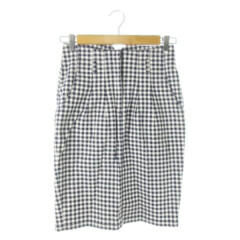 【中古】アーバンリサーチ URBAN RESEARCH スカート タイト ひざ丈 ハイウエスト ストレッチ チェック S 紺 ネイビー /AO25 レディース 【ベクトル 古着】 240801 【中古】アーバンリサーチ URBAN RESEARCH スカート タイト ひざ丈 ハイウエスト ストレッチ チェック S 紺 ネイビー /AO25 レディース 【ベクトル 古着】 240801