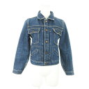 【中古】スライ SLY Jeans ジャケット デニム Gジャン ジージャン スナップ コットン ツイル ベーシック 1 紺 ネイビー /AO5 レディース 【ベクトル 古着】 241007