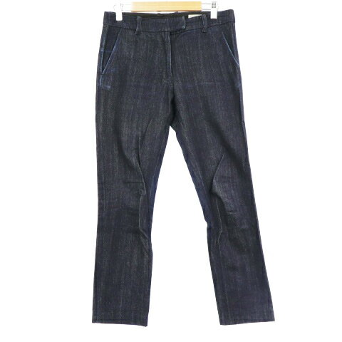 【中古】ジンジャーエール GINGERALE パンツ デニム ジーンズ テーパード ジップフライ ウォッシュ加工 1青 ブルー /M2N レディース 【ベクトル 古着】 190725 ベクトルプレミアム店