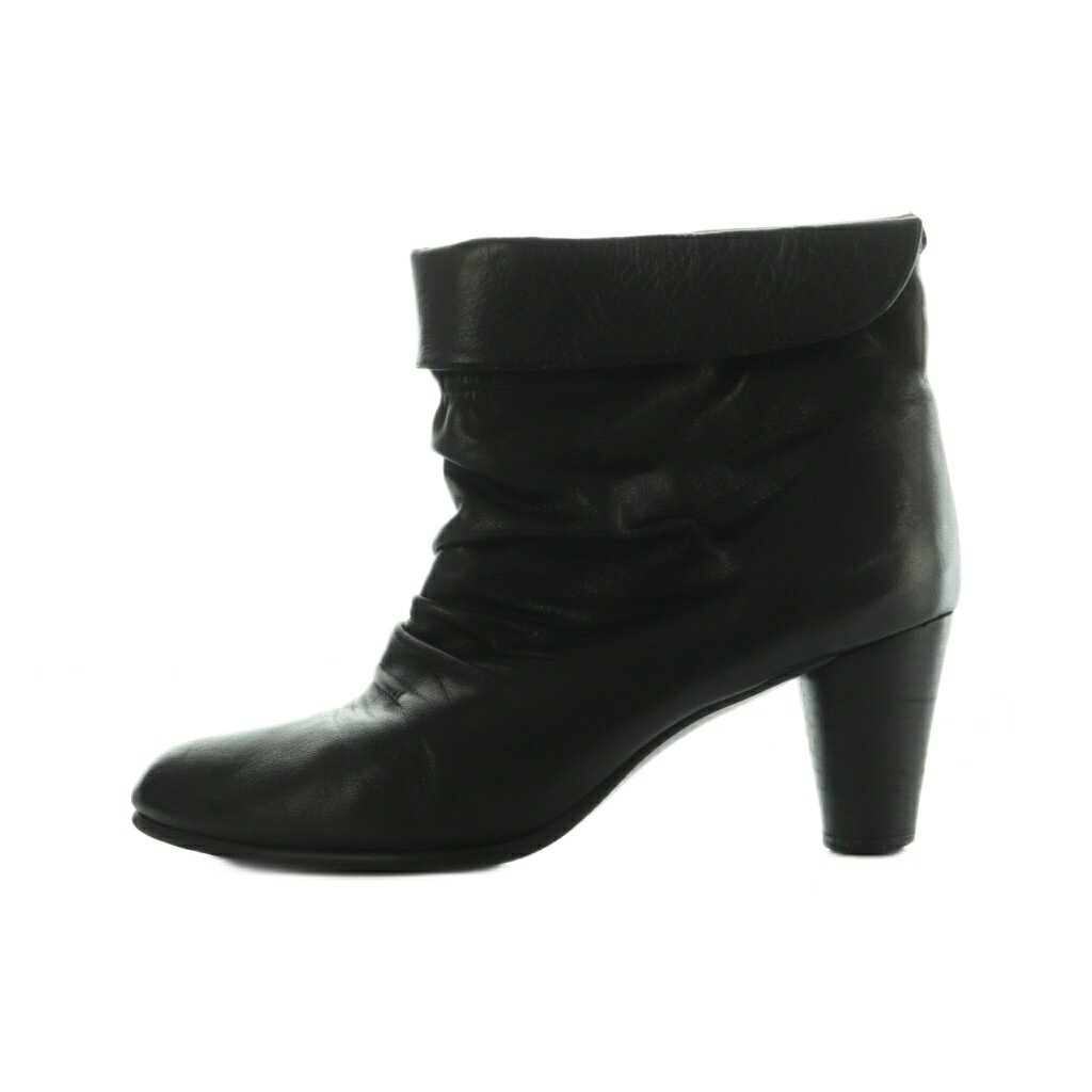 【中古】ツモリチサト ウォーク tsumori chisato walk ウォーキングブーツ ショートブーツ レザー 24.5cm 黒 /MI ■GY48 レディース 【ベクトル 古着】 250929