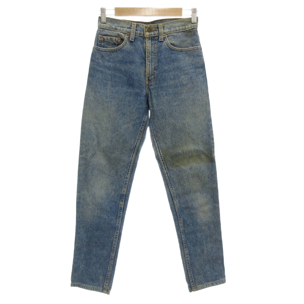 【中古】リーバイス Levi's 610 デニムパンツ ジーンズ テーパード USA製 ジップフライ W27 L31 インディゴブルー /GV ■GY58 レディース 【ベクトル 古着】 251222