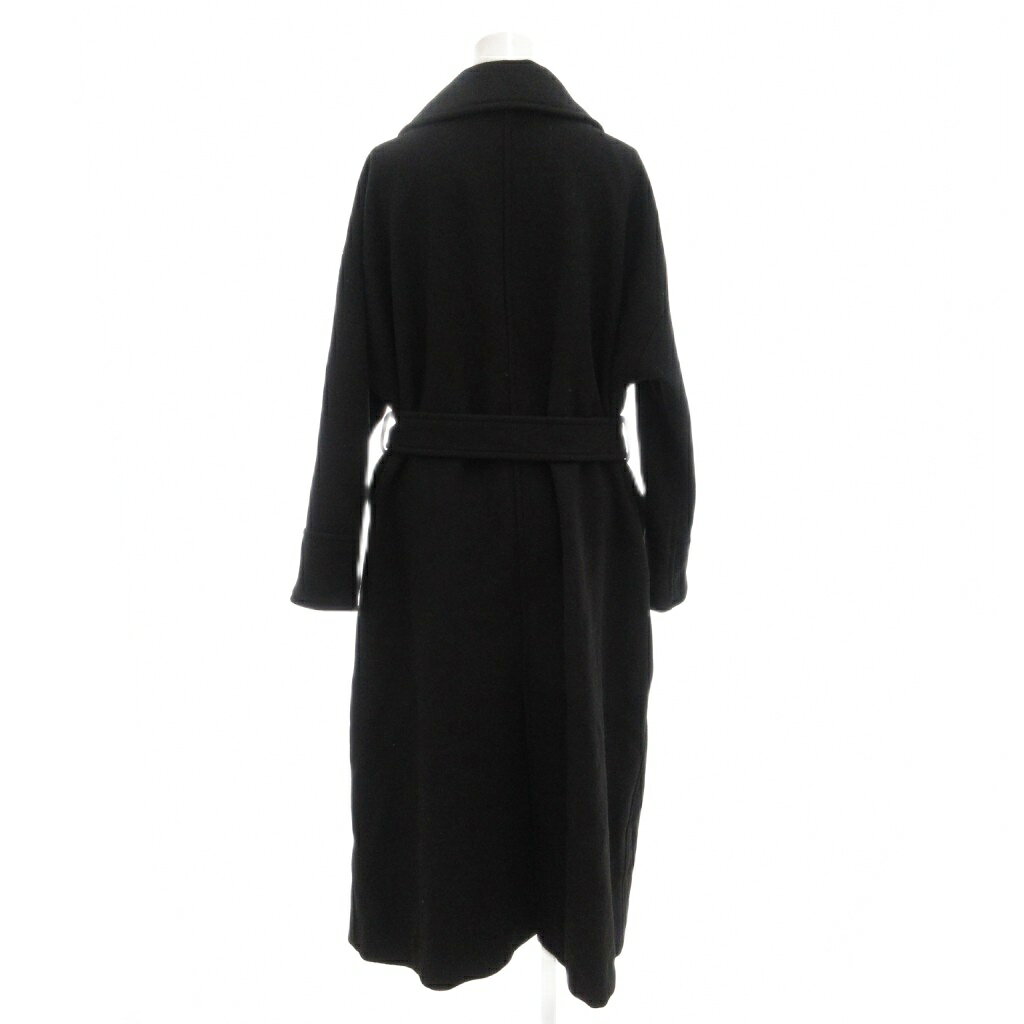 【中古】ミラオーウェン Mila Owen ラップコート ロング F 黒 ブラック ベルト付き 09FKB196003 /UO ■GY58 レディース 【ベクトル 古着】 251219 auc-vector-20626361 ブランド古着の買取販売ベクトル サンプル画像2