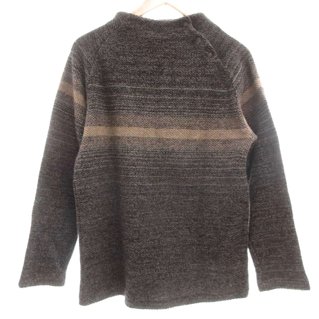 Other - 【中古】リキエル RYKIEL 美品 セーター カットソー ウール M グレー ベージュ ボタン付き 長袖 /RG ■GY60 メンズ 【ベクトル 古着】 260204