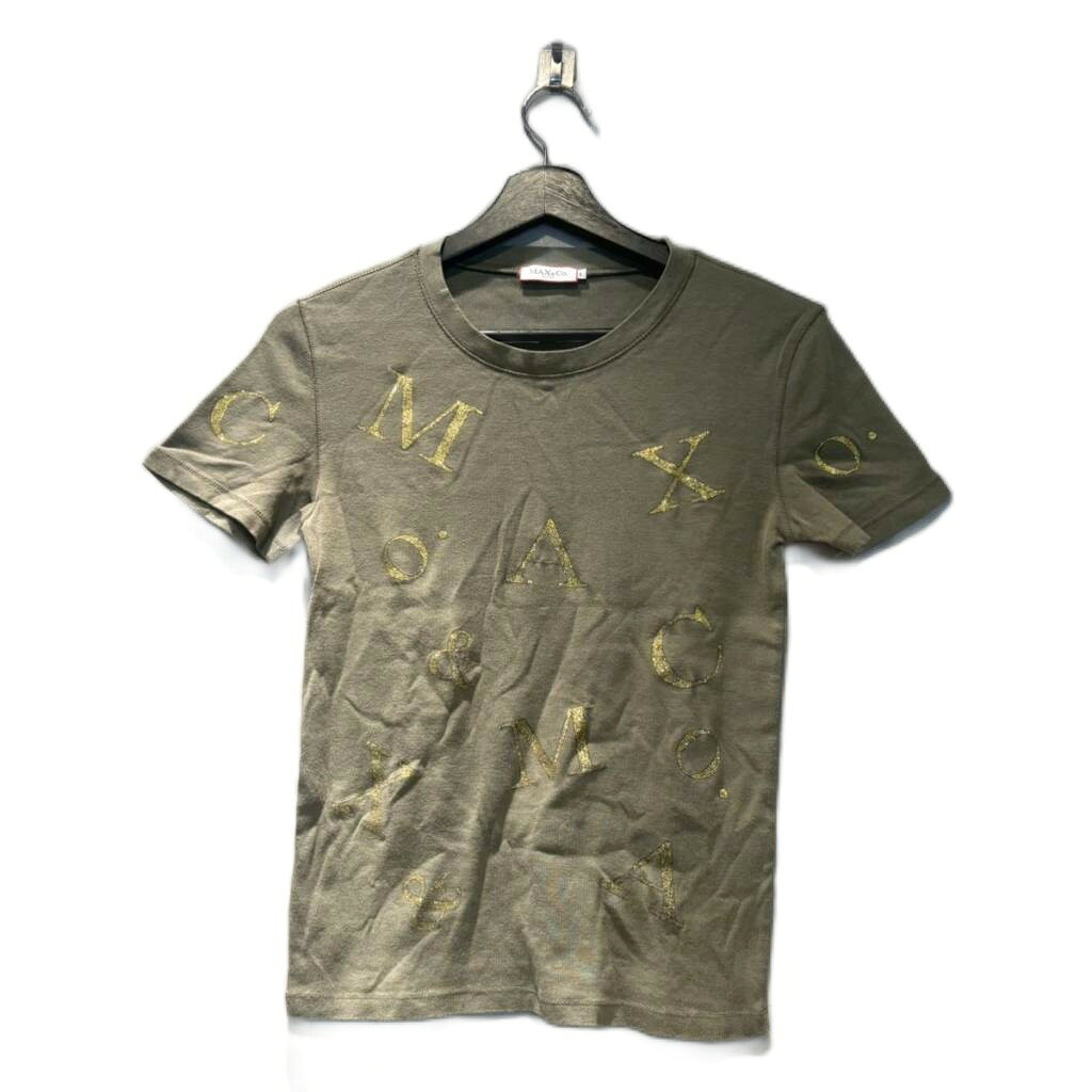 乐天商城 - 【中古】マックス&コー MAX&CO. Tシャツ ラメ 半袖 S カーキ ■GY58 レディース 【ベクトル 古着】 260112