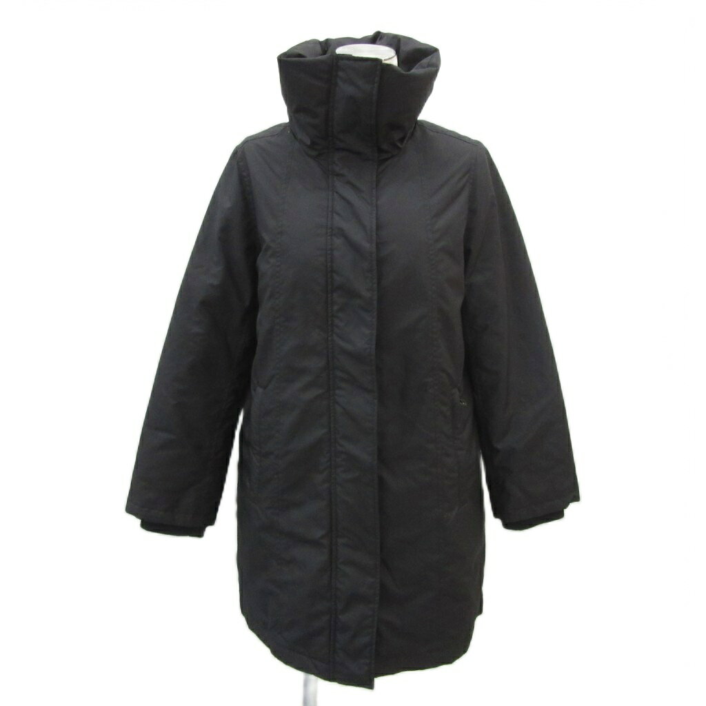 【中古】ナノユニバース nano universe 中綿コート 36 黒 ブラック スタンドカラー ロング丈 669-9211024 /YS27 ■GY61 レディース 【ベクトル 古着】 260120 auc-vector-20679496 ブランド古着の買取販売ベクトル パッケージ画像