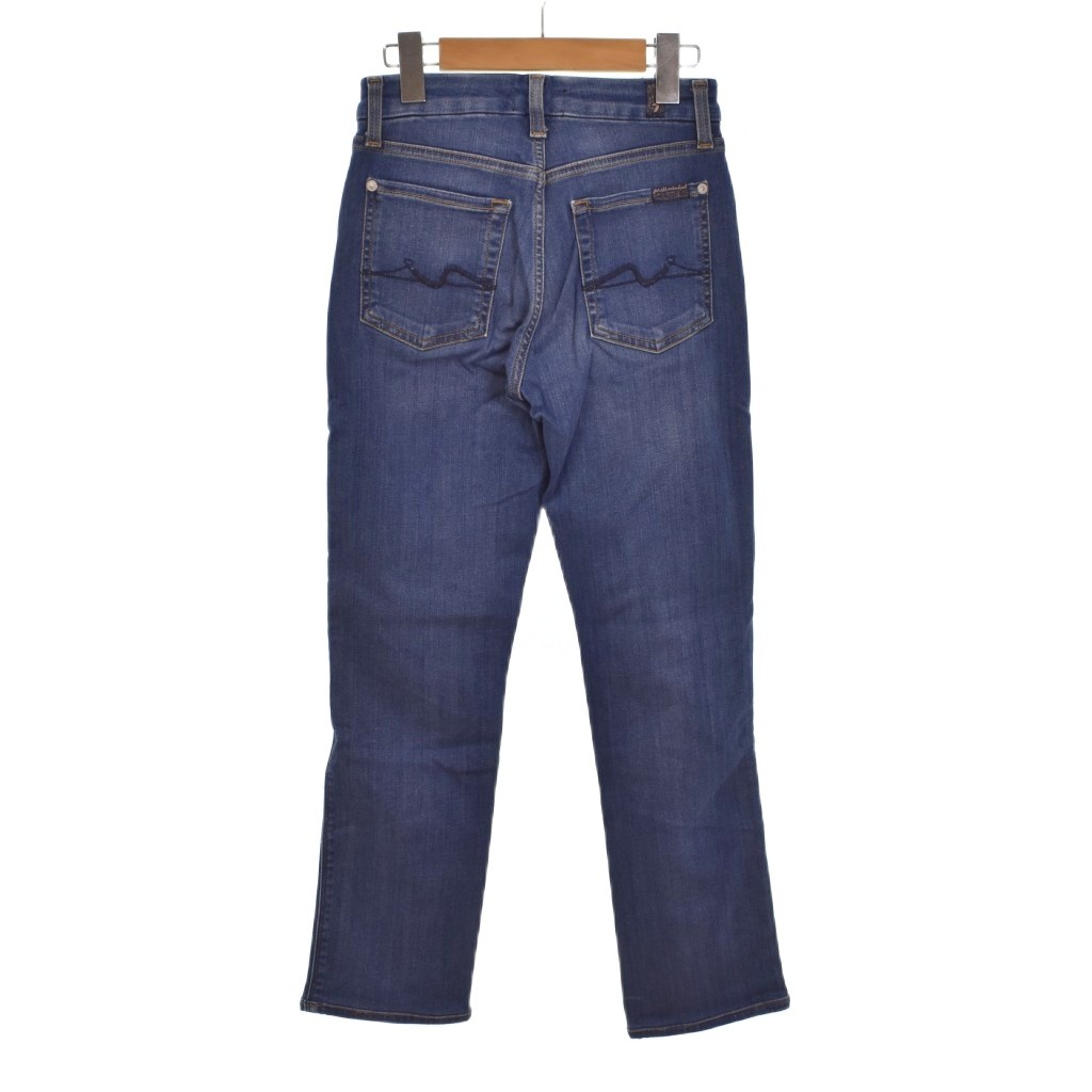 【中古】7 for all mankind デニムパンツ ジーンズ ロゴタブ ストレート 無地 25 青 インディゴ ■GY58 レディース 【ベクトル 古着】 260215 auc-vector-20748058 ブランド古着の買取販売ベクトル サンプル画像2