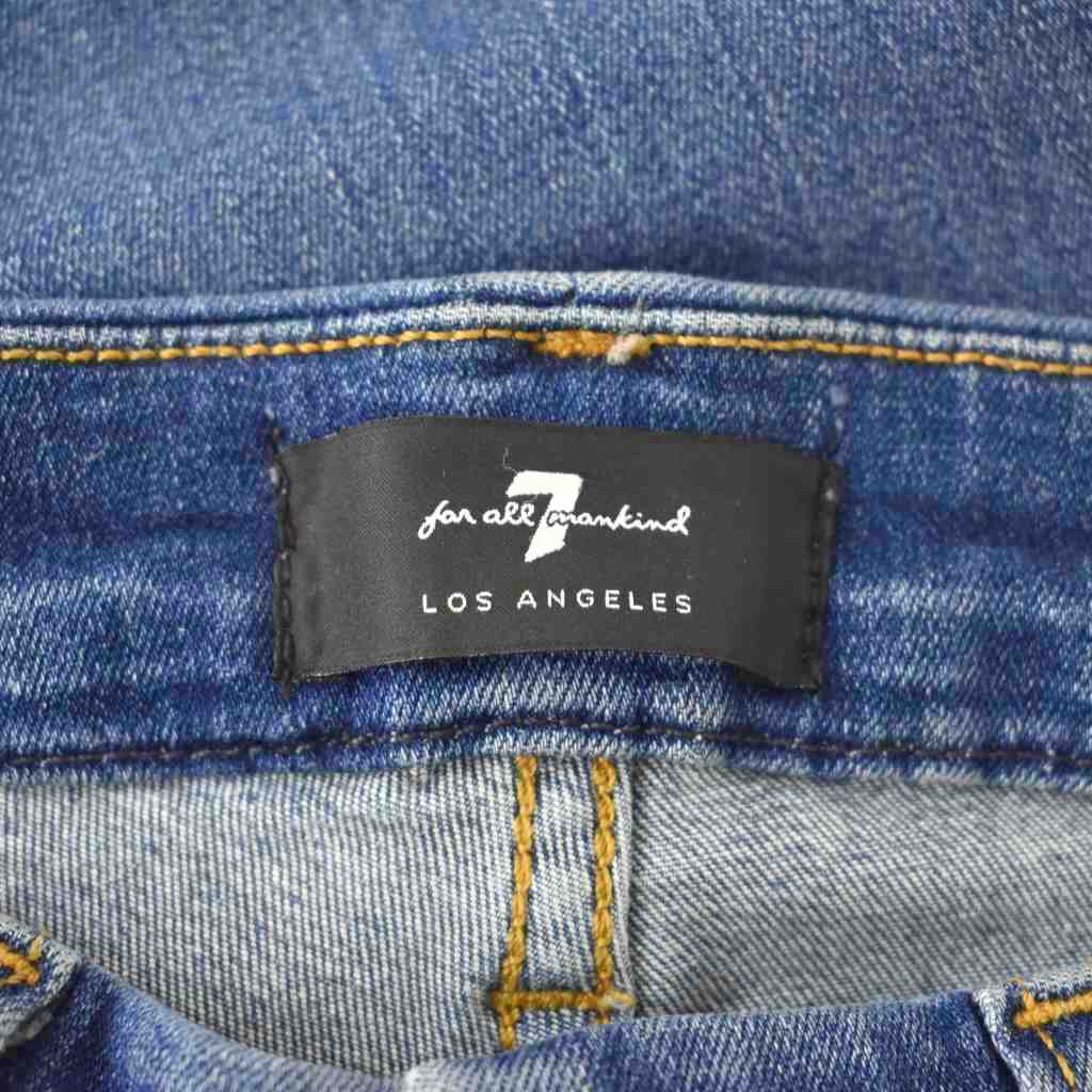 【中古】7 for all mankind デニムパンツ ジーンズ ロゴタブ ストレート 無地 25 青 インディゴ ■GY58 レディース 【ベクトル 古着】 260215 auc-vector-20748058 ブランド古着の買取販売ベクトル サンプル画像3