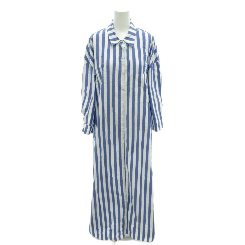 【中古】ステートサイド STATESIDE ロングシャツワンピース ストライプ柄 レギュラーカラー 長袖 S 青 ブルー 白 ホワイト /YJ ■GY61 レディース 【ベクトル 古着】 260129表記サイズS実寸サイズ身幅：54cm　着丈：134cm　ゆき丈：71cm　　素材コットン色青 ブルー 白 ホワイト 仕様胸ポケット×1状態・衿に若干の黄ばみ その他に目立ったダメージはなく、問題なくご使用いただける商品です。 ※あくまでも中古品ですので掲載写真や記載内容をご確認いただき、ご理解の上ご購入ください。備考株式会社ラクラス こちらのお品物は店舗で保管しておらず、店頭販売出来かねます。（※お取り寄せも出来かねます）商品のお問い合わせの回答を休止しております。＊各商品ページの商品詳細等をご確認の上ご購入ください。【中古】ステートサイド STATESIDE ロングシャツワンピース ストライプ柄 レギュラーカラー 長袖 S 青 ブルー 白 ホワイト /YJ ■GY61 レディース 【ベクトル 古着】 260129状態ランク　”AB”詳細については、下記および「状態ランクについて」ページをご覧ください。未使用・新品の商品ほぼ新品同様の商品使用感が少なく、かなり状態の良い商品使用感はあるが、傷や汚れの少ない商品使用感の他、傷や汚れが見られる商品かなり大きな傷みがある難あり商品※S〜CランクはUSED品となりますので、使用感をご理解の上でご入札下さい。状態ランクについてinformation表記サイズS実寸サイズ身幅：54cm　着丈：134cm　ゆき丈：71cm　　素材コットン色青 ブルー 白 ホワイト 仕様胸ポケット×1状態・衿に若干の黄ばみ その他に目立ったダメージはなく、問題なくご使用いただける商品です。 ※あくまでも中古品ですので掲載写真や記載内容をご確認いただき、ご理解の上ご購入ください。備考株式会社ラクラス こちらのお品物は店舗で保管しておらず、店頭販売出来かねます。（※お取り寄せも出来かねます）商品のお問い合わせの回答を休止しております。＊各商品ページの商品詳細等をご確認の上ご購入ください。本商品は一点物です他サイトや店舗にて販売している商品です。多少のお時間差にて欠品になることもございます。予めご了承頂ますようお願い致します。ベクトル・サイズガイドはこちらこの商品と同じブランドの商品を見る
