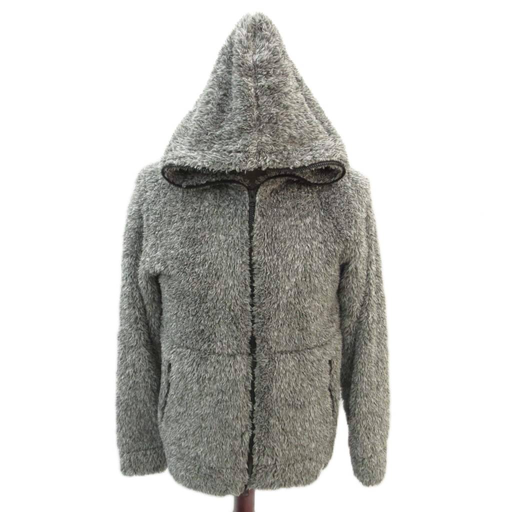 Rakuten - 【中古】アズールバイマウジー AZUL by moussy ジャケット ボアパーカー ミドル丈 ダブルジップ L グレー フード付き /HO18 ■GY58 メンズ 【ベクトル 古着】 260128