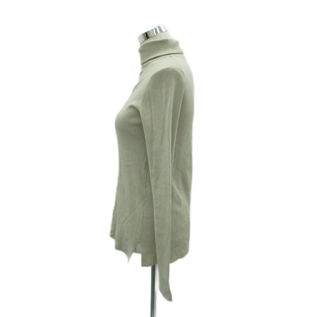 【中古】ミラオーウェン Mila Owen ニット カットソー ウール 1 ベージュ タートルネック 無地 長袖 /HO31 ■GY58 レディース 【ベクトル 古着】 260203 auc-vector-20710489 ブランド古着の買取販売ベクトル サンプル画像2
