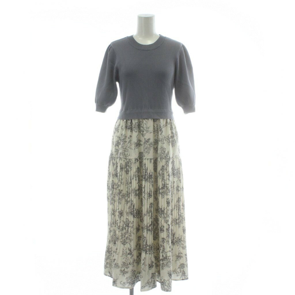 【中古】インデックス INDEX ワンピース M 青 ライトブルー オフホワイト 花柄 ニット リブ編み プリーツ 切り替え パフスリーブ 五分袖 ロング丈 /GR ■GY58 レディース 【ベクトル 古着】 260126ブランドインデックス INDEX表記サイズM実寸サイズ肩幅：32cm　身幅：38cm　着丈：115cm　袖丈：16.5cm　　素材表地 ニット部分 レーヨン、ポリエステル、ナイロン 布帛部分 ポリエステル 裏地 ポリエステル色青 ライトブルー オフホワイト状態使用感が少なく、かなり状態の良い商品です。 ※あくまでも中古品ですので掲載写真や記載内容をご確認いただき、ご理解の上ご購入ください。備考(株)ワールド商品のお問い合わせの回答を休止しております。＊各商品ページの商品詳細等をご確認の上ご購入ください。【中古】インデックス INDEX ワンピース M 青 ライトブルー オフホワイト 花柄 ニット リブ編み プリーツ 切り替え パフスリーブ 五分袖 ロング丈 /GR ■GY58 レディース 【ベクトル 古着】 260126状態ランク　”A”詳細については、下記および「状態ランクについて」ページをご覧ください。未使用・新品の商品ほぼ新品同様の商品使用感が少なく、かなり状態の良い商品使用感はあるが、傷や汚れの少ない商品使用感の他、傷や汚れが見られる商品かなり大きな傷みがある難あり商品※S〜CランクはUSED品となりますので、使用感をご理解の上でご入札下さい。状態ランクについてinformationブランドインデックス INDEX表記サイズM実寸サイズ肩幅：32cm　身幅：38cm　着丈：115cm　袖丈：16.5cm　　素材表地 ニット部分 レーヨン、ポリエステル、ナイロン 布帛部分 ポリエステル 裏地 ポリエステル色青 ライトブルー オフホワイト状態使用感が少なく、かなり状態の良い商品です。 ※あくまでも中古品ですので掲載写真や記載内容をご確認いただき、ご理解の上ご購入ください。備考(株)ワールド商品のお問い合わせの回答を休止しております。＊各商品ページの商品詳細等をご確認の上ご購入ください。本商品は一点物です他サイトや店舗にて販売している商品です。多少のお時間差にて欠品になることもございます。予めご了承頂ますようお願い致します。ベクトル・サイズガイドはこちらこの商品と同じブランドの商品を見る