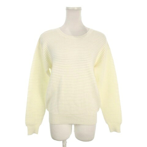 【中古】ロペピクニック ROPE Picnic ニット セーター 38 白 ホワイト リブ編み クルーネック 長袖 /MN34 ■GY58 レディース 【ベクトル 古着】 260205 auc-vector-20714100 ブランド古着の買取販売ベクトル パッケージ画像