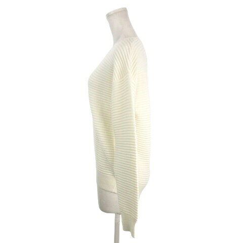 【中古】ロペピクニック ROPE Picnic ニット セーター 38 白 ホワイト リブ編み クルーネック 長袖 /MN34 ■GY58 レディース 【ベクトル 古着】 260205 auc-vector-20714100 ブランド古着の買取販売ベクトル サンプル画像3