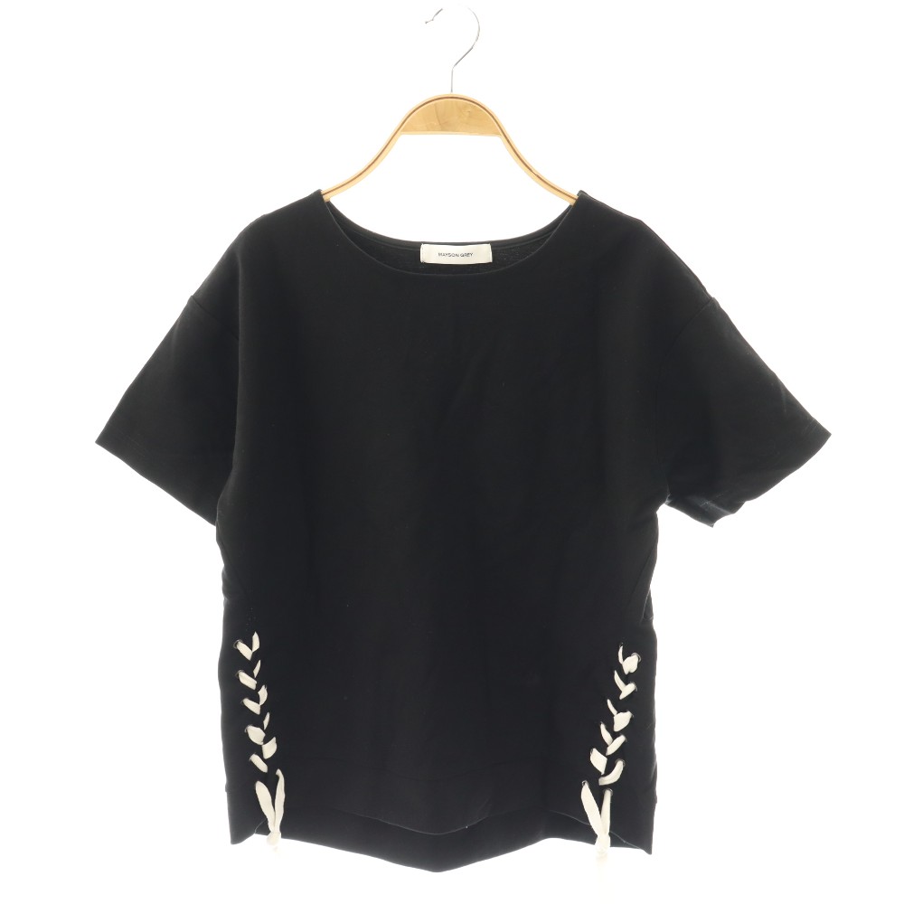 Rakuten - 【中古】メイソングレイ MAYSON GREY Tシャツ カットソー 2 黒 白 /CX ■GY60 レディース 【ベクトル 古着】 260210