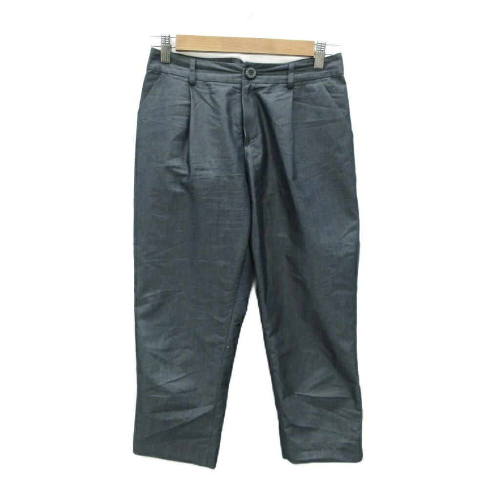 Rakuten - 【中古】オースチン リード Austin Reed クロップドパンツ タック 38 グレー 七分丈 /YS4 ■GY60 レディース 【ベクトル 古着】 260206