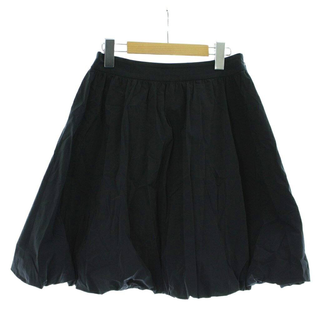 Rakuten - 【中古】ミス ジェイ MISS J スカート 38 黒 無地 バルーンシルエット ギャザーウエスト /GG ■GY60 レディース 【ベクトル 古着】 260204
