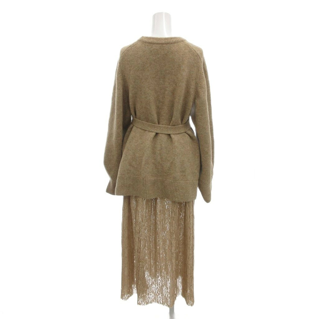 【中古】ミラオーウェン Mila Owen 美品 プリーツSKドッキングニットOP ロングワンピース レース F 茶 ブラウン /YJ ■ECC001 レディース 【ベクトル 古着】 260328 auc-vector-20833108 ブランド古着の買取販売ベクトル サンプル画像2