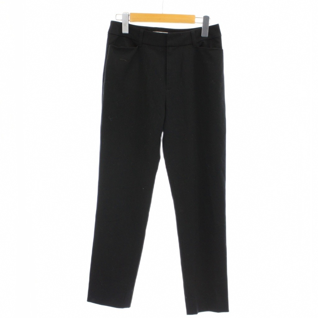 Capri Pants - 【中古】ビアッジョブルー Viaggio Blu パンツ ボトムス スラックス 2 黒 ブラック 無地 /GP ■GY60 レディース 【ベクトル 古着】 260212