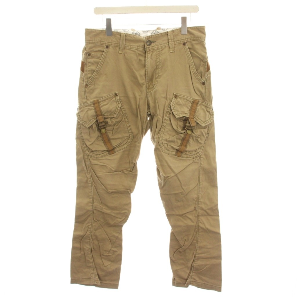 【中古】エドウィン EDWIN シューカットブッシュカーゴパンツ M ベージュ /YM ■ECB001 メンズ 【ベクトル 古着】 260209