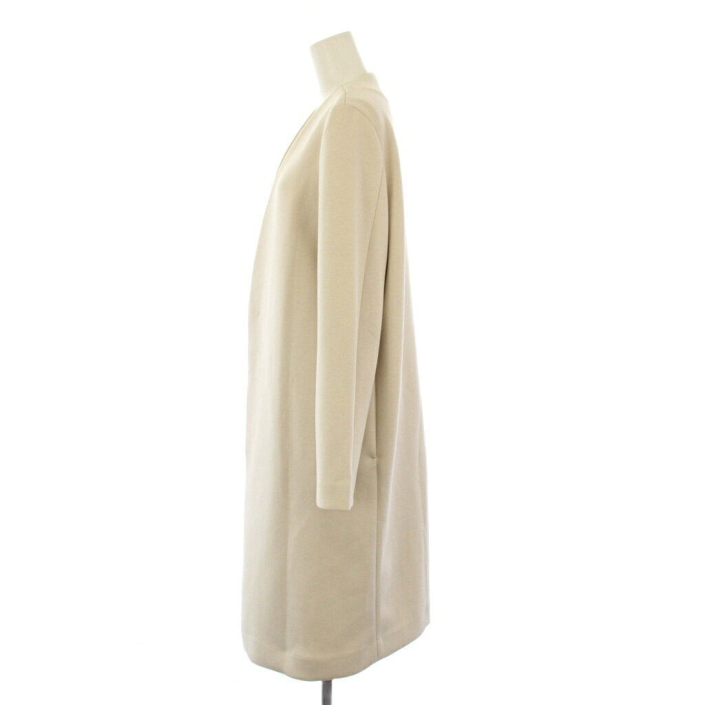 【中古】ロペピクニック ROPE Picnic ノーカラーコート 38 ベージュ ロング丈 無地 Vネック /BB ■ECC001 レディース 【ベクトル 古着】 260222 auc-vector-20751747 ブランド古着の買取販売ベクトル サンプル画像2