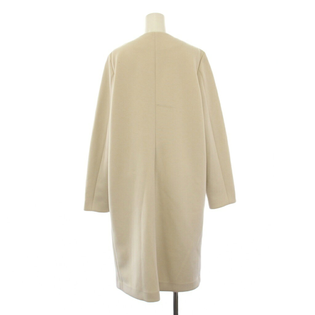 【中古】ロペピクニック ROPE Picnic ノーカラーコート 38 ベージュ ロング丈 無地 Vネック /BB ■ECC001 レディース 【ベクトル 古着】 260222 auc-vector-20751747 ブランド古着の買取販売ベクトル サンプル画像3