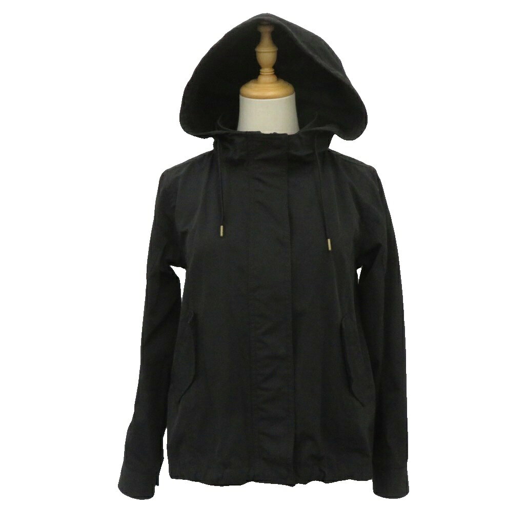 【中古】アーバンリサーチ サニーレーベル URBAN RESEARCH Sonny Label ジャケット マウンテンパーカー 上着 ミドル丈 ジップアップ 36 S 黒 ブラック /SY68 ■ECA001 レディース 【ベクトル 古着】 260309